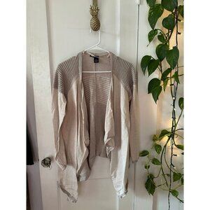 DKNY women’s size large silver gray cardigan